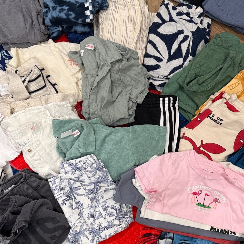 Boys Clothing Haul size 4T Janie and Jack, Zara, Jordan, Dennys, Rylee and Crew - Picture 3 of 9